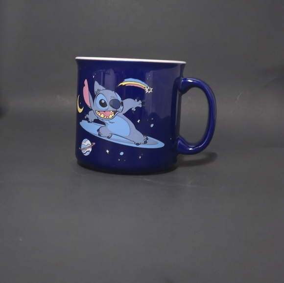 Disney Lilo & Stitch 20oz Coffee Mug Space Surfer Universe Ceramic Cup Mug New - Picture 9 of 15